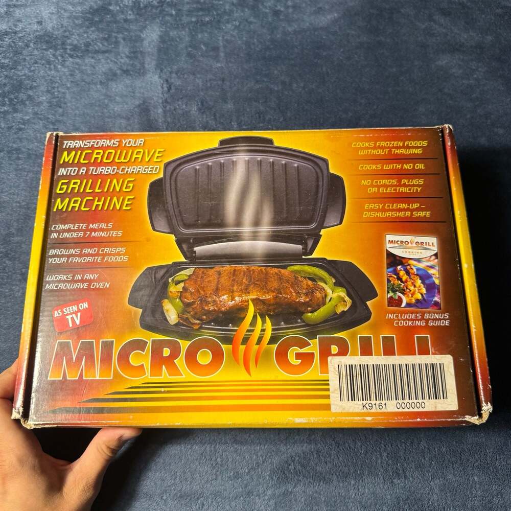Body by Jake Micro Grill As Seen on TV Microwave Grilling Press